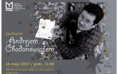 Spotkanie z Andrejem Chadanowiczem w Miejskiej Bibliotece Publicznej