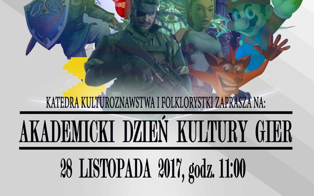 Akademicki Dzień Kultury Gier już 28 listopada br. o godz. 11.00